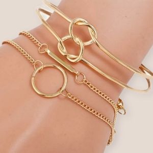 New Gold Plated Bracelets & Cuff